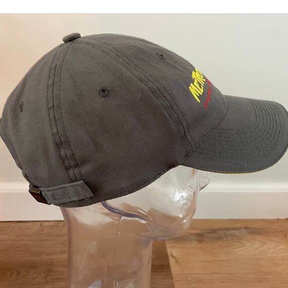 Metropolitain Paris Underground Baseball Hat Cap Gray Yellow Adjustable OSFA - Picture 3 of 6